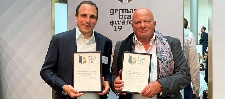 Geschäftsführer von DAHMEN beim German Brand Award